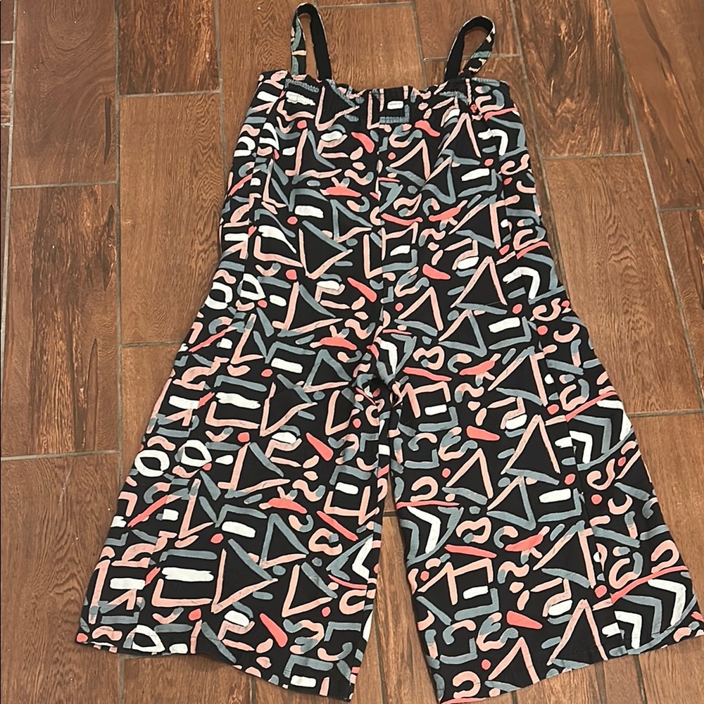 The Odell’s Anthropologie rent the runway smocked front jumpsuit size M - Picture 2 of 3